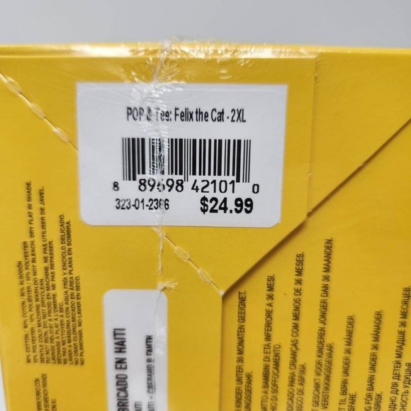 Funko Pop! Felix the Cat 100th Anniversary w/ T-Shirt Size 2XL Shirt and Figure - Picture 7 of 7